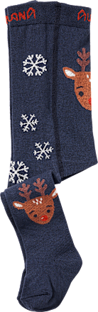 Strumpfhose mit Rentier-Motiv, blau, Gr. 74/80 ALANA
