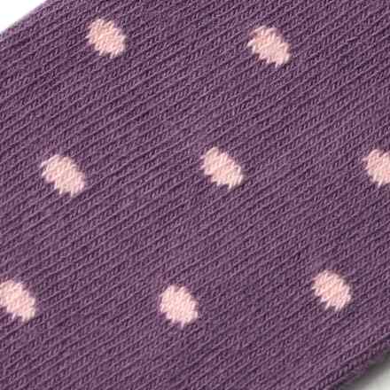 Strumpfhose mit Punkten, lila, Gr. 98/104 ALANA