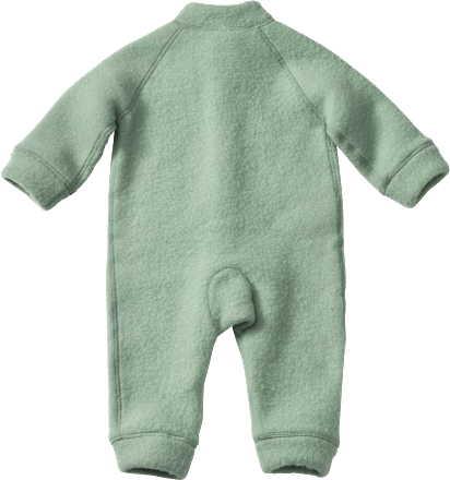Overall aus Bio-Merinowolle, grün, Gr. 62 ALANA