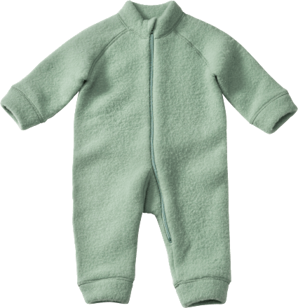 Overall aus Bio-Merinowolle, grün, Gr. 62 ALANA