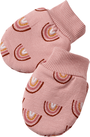 Handschuhe Pro Climate mit Regenbogen-Muster, rosa ALANA
