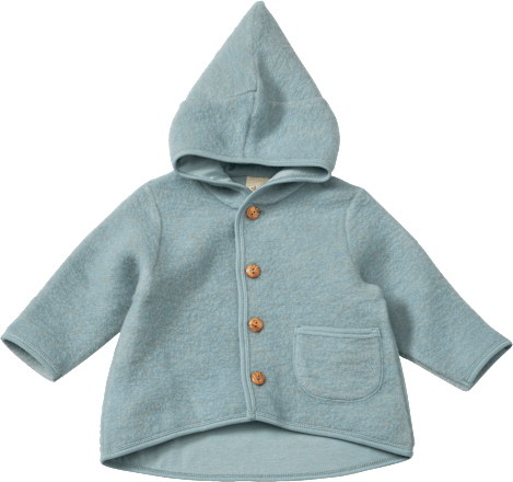 Jacke mit Bio-Schurwolle, blau, Gr. 62/68 ALANA