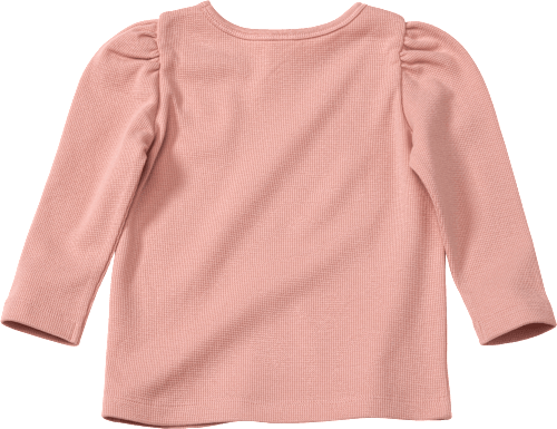 Langarmshirt in Waffel-Struktur, rosa, Gr. 104 ALANA