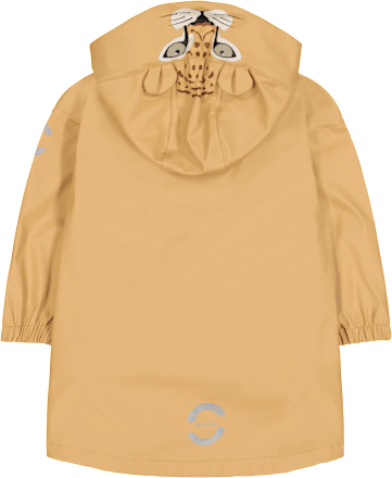 Regenjacke mit Leoparden-Kapuze, beige, Gr. 110/116 Mikk-Line