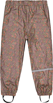 Regenhose gefüttert & mit Blumen-Muster, bunt, Gr. 98/104 Mikk-Line