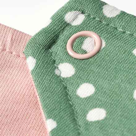 Halstuch zum Wenden, rosa & grün ALANA