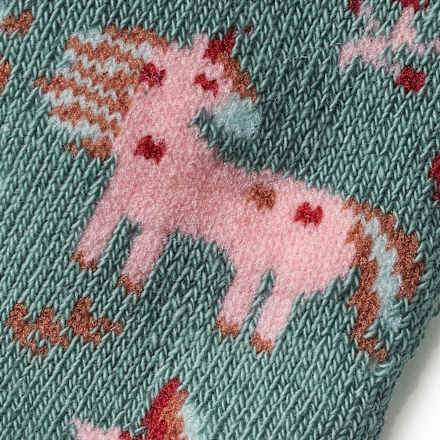 Thermostrumpfhose mit Tier-Motiv, grün, Gr. 74/80 PUSBLU