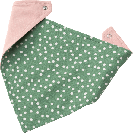 Halstuch zum Wenden, rosa & grün ALANA