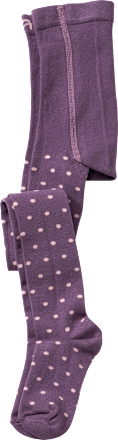 Strumpfhose mit Punkten, lila, Gr. 98/104 ALANA