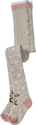 Thermostrumpfhose mit Rentier-Motiv, grau, Gr. 98/104 PUSBLU