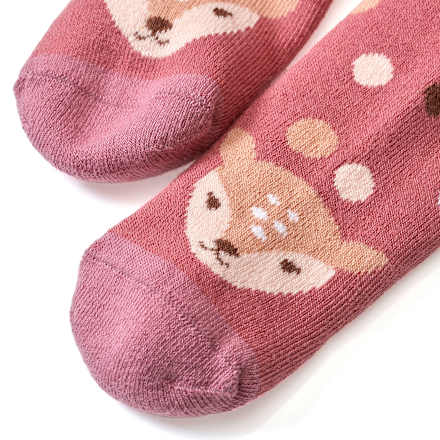 Thermostrumpfhose mit Reh-Motiv, rosa, Gr.62/ 68 ALANA