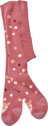 Thermostrumpfhose mit Reh-Motiv, rosa, Gr.62/ 68 ALANA