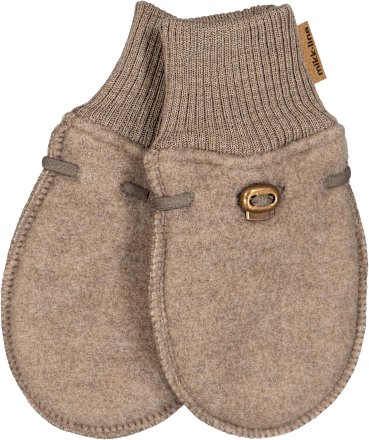 Handschuhe mit Wolle, beige, Gr. 62/68 Mikk-Line