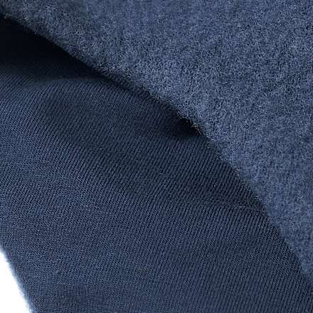 Mütze mit Bio-Schurwolle, blau, Gr. 48/49 ALANA