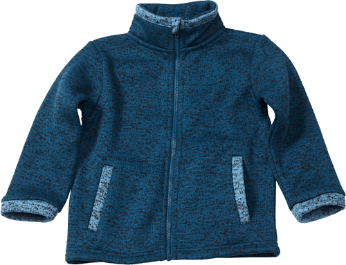 Fleecejacke mit Stehkragen, blau, Gr. 86 PUSBLU