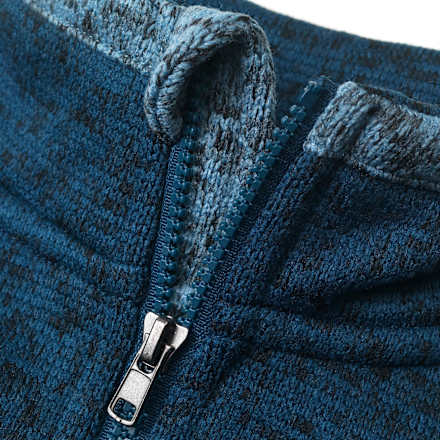 Fleecejacke mit Stehkragen, blau, Gr. 110 PUSBLU