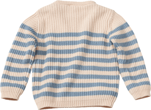 Pullover aus Strick, weiß & blau, Gr. 98 PUSBLU