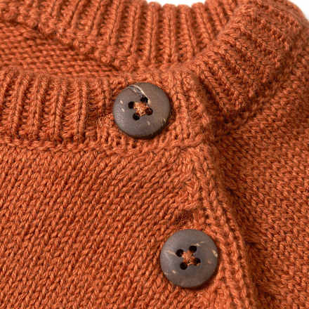 Pullover mit Fuchs-Motiv, braun, Gr. 80 PUSBLU