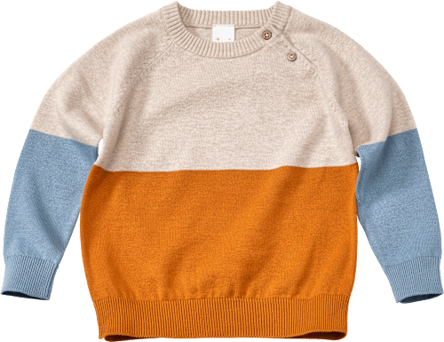 Pullover im Colourblocking-Design, bunt, Gr. 98 PUSBLU