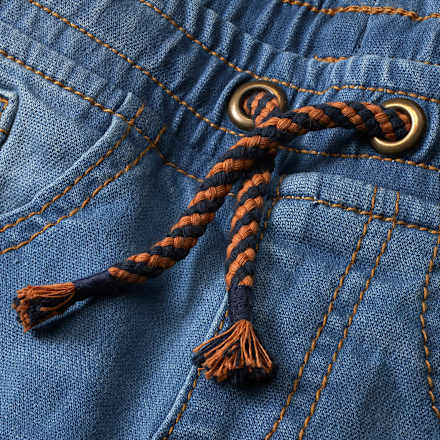 Jeans mit geradem Schnitt & Stretch, blau, Gr. 116 PUSBLU