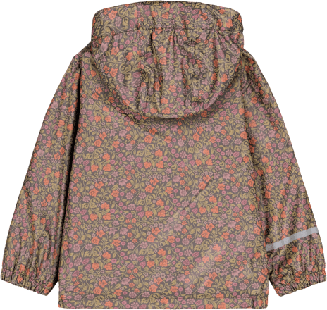 Regenjacke gefüttert & mit Blumen-Muster, bunt, Gr. 110/116 Mikk-Line