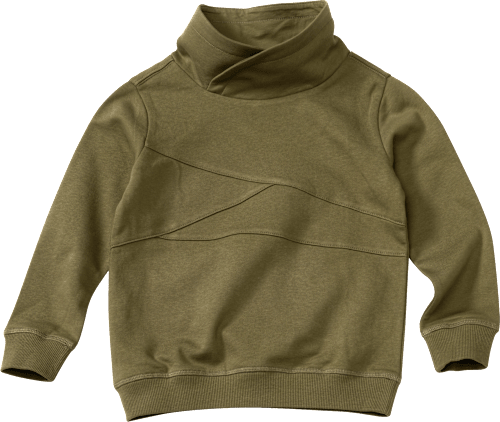 Sweatshirt mit Kragen, grün, Gr. 134 ALANA
