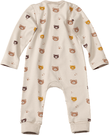 Schlafanzug mit Bären-Muster, beige, Gr. 62/68 ALANA