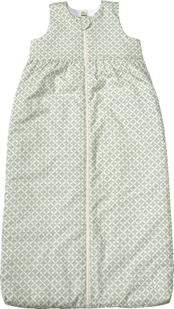 Schlafsack 2 TOG, mit Web-Muster, grün, 100 cm ALANA