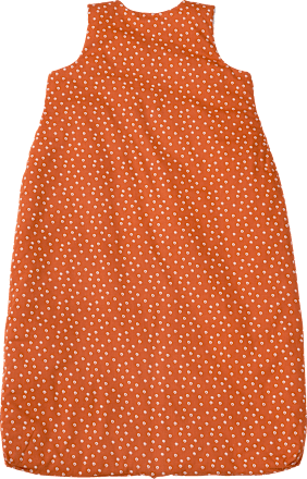 Schlafsack 3 TOG, mit Punkten, braun, 80 cm ALANA
