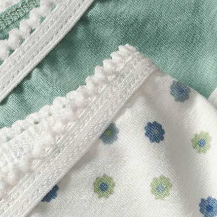 Slips, grün + weiß, Gr. 104 ALANA