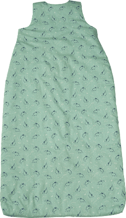 Schlafsack 3 TOG mit Drachen-Muster, grün, 130 cm ALANA