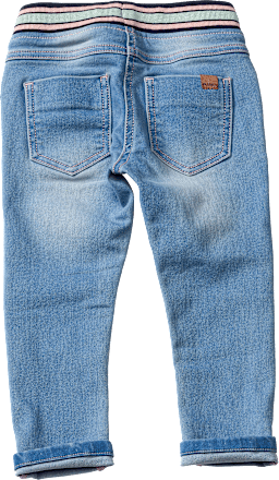 Jeans mit schmalem Schnitt & Kordel, blau, Gr. 92 PUSBLU