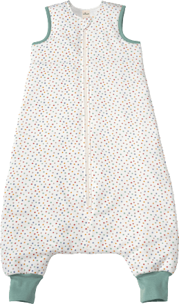 Schlafsack mit Beinen 3 TOG, mit Punkte-Muster, weiß, 100 cm ALANA