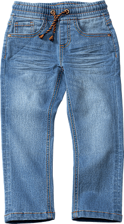 Jeans mit geradem Schnitt & Stretch, blau, Gr. 116 PUSBLU