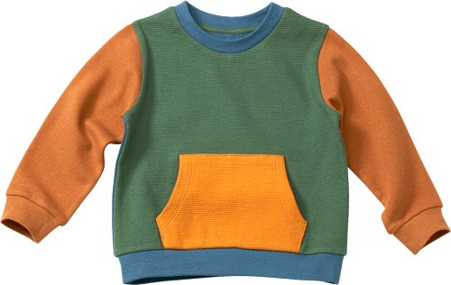 Sweatshirt im Colourblocking-Design, bunt, Gr. 104 ALANA