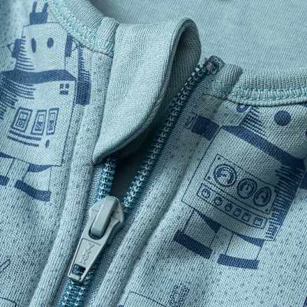 Schlafsack mit Beinen 3 TOG, mit Roboter-Muster, blau, 110 cm ALANA