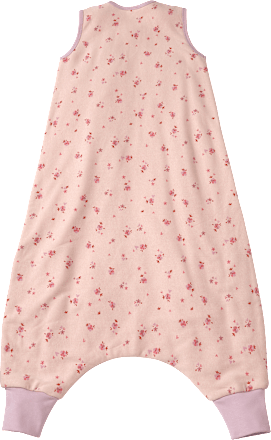 Schlafsack mit Beinen 2 TOG, mit Blumen-Muster, rosa, 100 cm ALANA