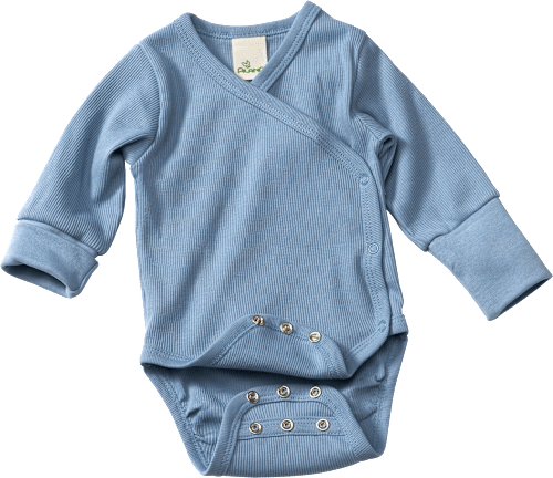 Wickelbody mit Mitwachsfunktion, blau, Gr. 50/56 ALANA