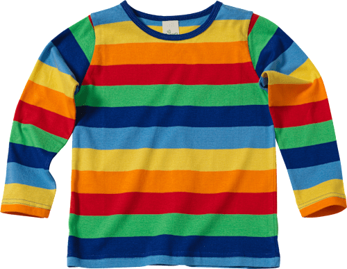 Langarmshirt mit Ringeln, bunt Gr. 122 ALANA