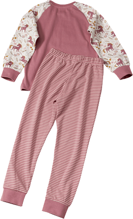 Schlafanzug mit Einhorn-Motiv, rosa & weiß, Gr. 110/116 ALANA