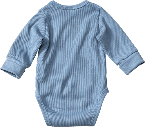 Wickelbody mit Mitwachsfunktion, blau, Gr. 50/56 ALANA