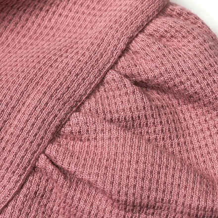 Langarmshirt in Waffel-Struktur, rosa, Gr. 110 ALANA