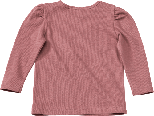 Langarmshirt in Waffel-Struktur, rosa, Gr. 110 ALANA