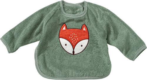 Ärmellätzchen mit Fuchs-Motiv, grün ALANA