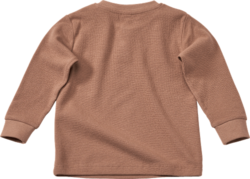 Langarmshirt in Waffel-Struktur, braun, Gr. 110 ALANA