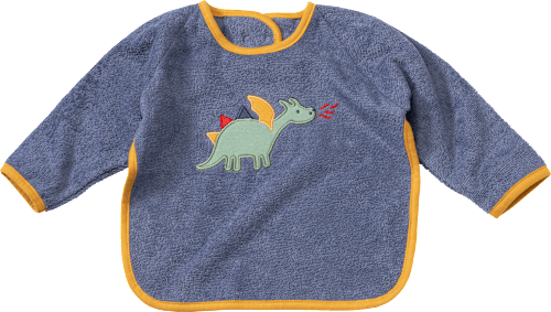 Ärmellätzchen mit Drachen-Motiv, blau ALANA