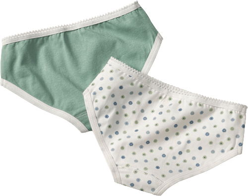 Slips, grün + weiß, Gr. 134/140 ALANA