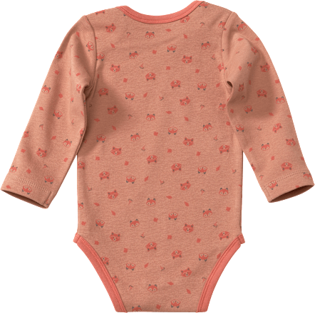 Langarmbody mit Fuchs-Motiv, braun, Gr. 74/80 ALANA