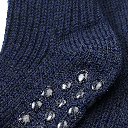 ABS Socken aus Bio-Wolle, blau, Gr. 19/22 ALANA