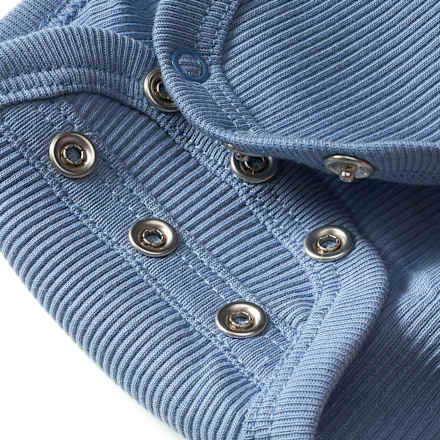 Wickelbody mit Mitwachsfunktion, blau, Gr. 50/56 ALANA